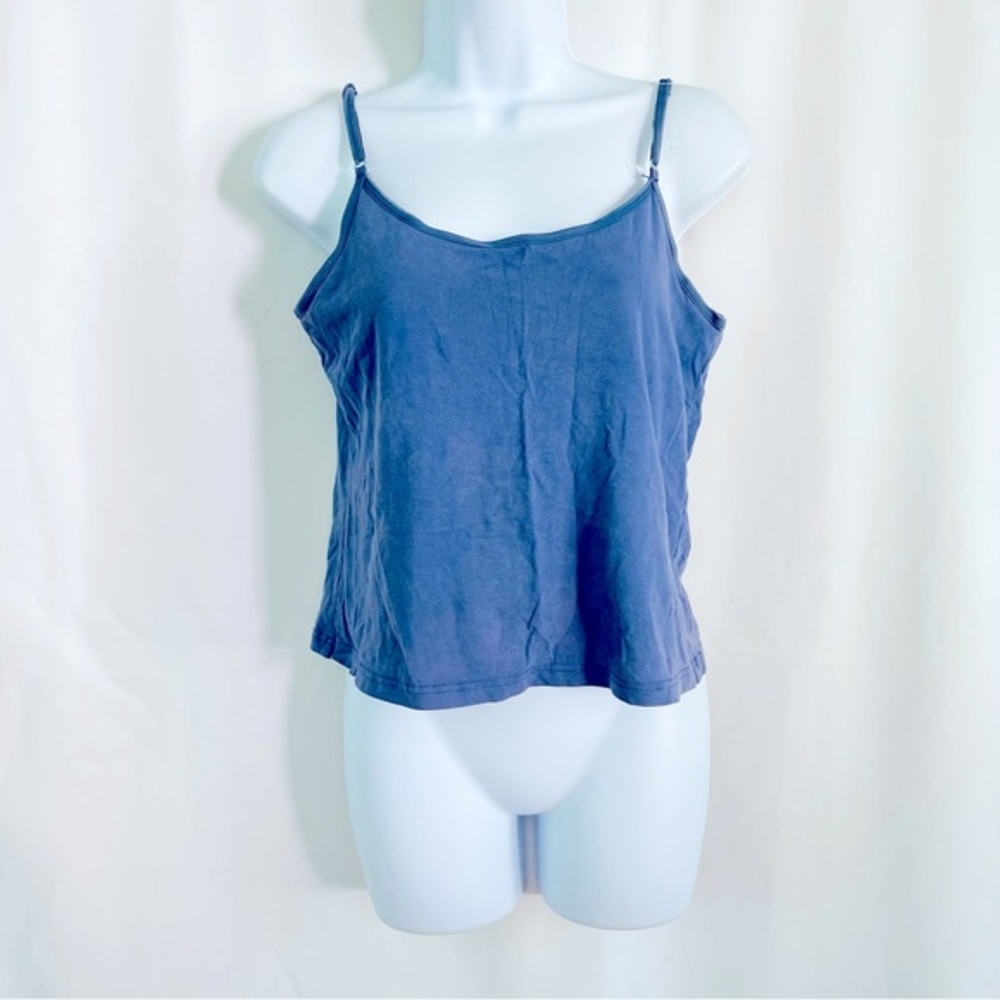 Blue Camisole with Bra Support